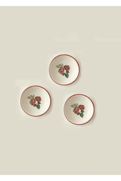 کاسه 3 تکه Bella Maison مدل Rose چینی - چندرنگ