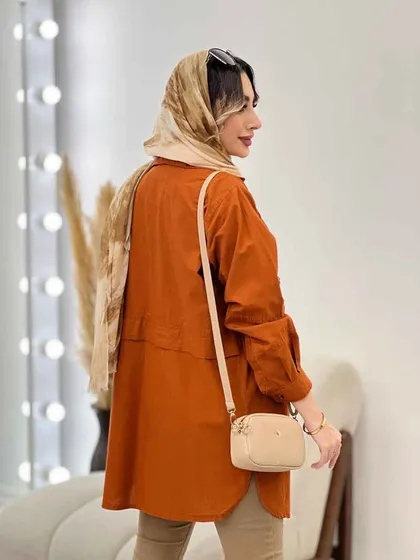 مانتو دو جیب پیله