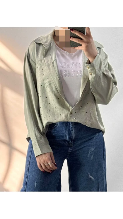 شومیز دوتیکه سیلک زنانه 90768