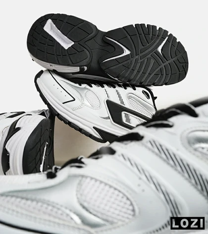 کفش کتانی مردانه سفید مشکی DIESEL S-SERENDIPITY SPORT مدل 5817