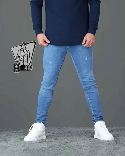 شلوار جین آبی روشن ZARA
