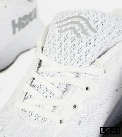 کفش کتانی سفید طوسی HOKA مدل 7334