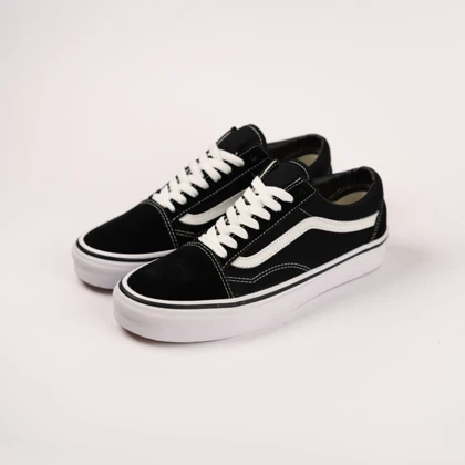 ونس اولد اسکول مشکی سفید/Vans Old Skool Black White