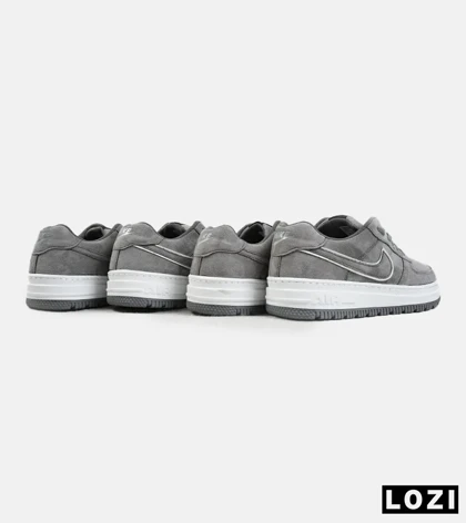 کفش کتانی مردانه طوسی نایک NIKE AIR FORCE مدل 2174