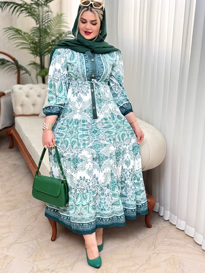 پیراهن جلو دکمه گلاره 2019