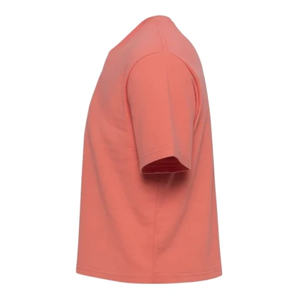 کراپ تیشرت آستین کوتاه زنانه مدل استیکر PJ1299
