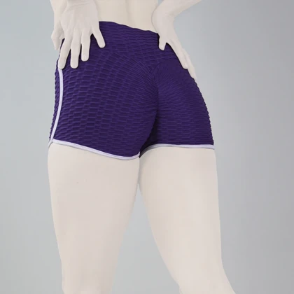 شلوارک سیملس ورزشی زنانه مدل HB229 بنفش