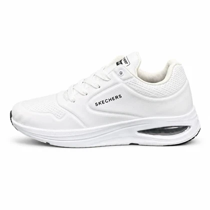 کفش کتانی رانینگ مردانه اسکیچرز زیره کپسولی سفید SKECHERS