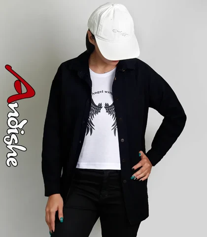 مانتو کتان زنانه مدل میراندا