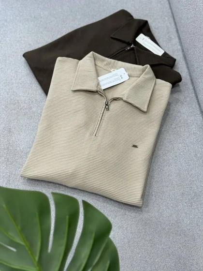 پلیور دورس مردانه جلو زیپ میران