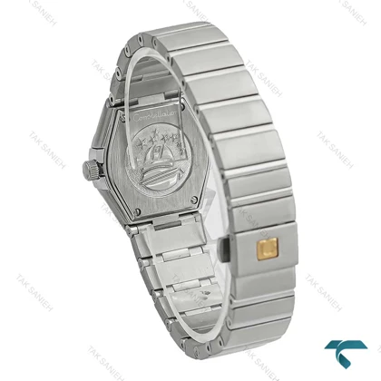 ساعت زنانه امگا کانسلیشن نقره ای صفحه سبز جدید Omega-7346-L