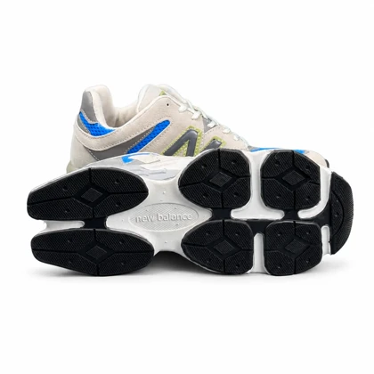 کفش کتانی بزرگ پا مدل نیوبالانس 9060 طوسی آبی New Balance 9060