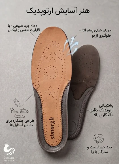 کفی چرم طبیعی و طبی