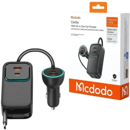 شارژر فندکی مک دودو Mcdodo مدل CC-2131 توان 135 وات