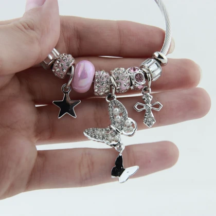 دستبند دخترانه پاندورا صلیب