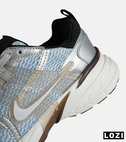 کفش کتانی مردانه و زنانه سفید آبی Nike cushlon مدل 7804