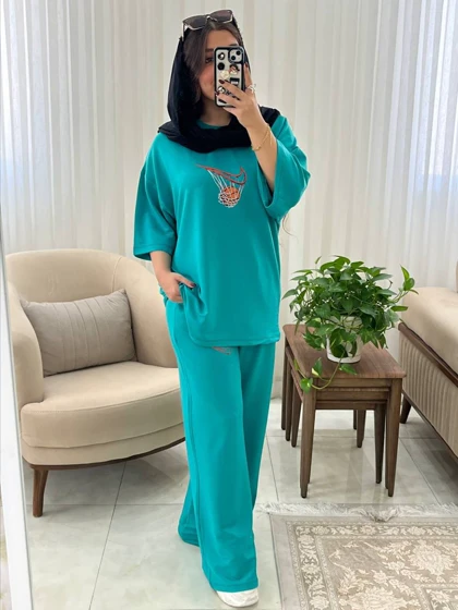 ست زنانه و دخترانه اسپرت بهاره کد 602