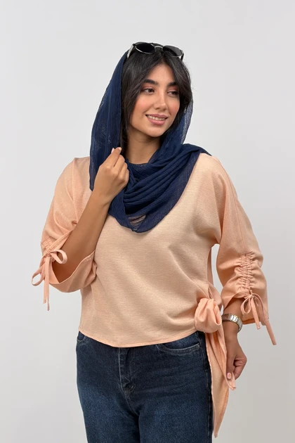 شومیز آستین گت بغل گره‌ای