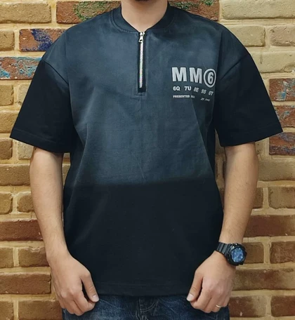 تیشرت نیم زیپ پارچه ترک