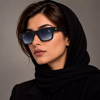 عینک آفتابی ری بن فراری مشکی اورجینال کد RB 2217