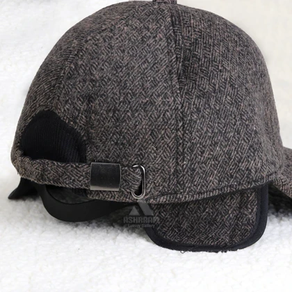 کلاه نقابی گوش دار Tweed Earflap Cap HA211