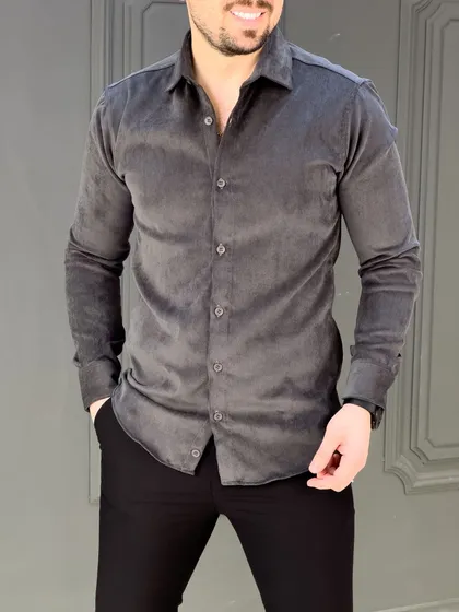 پیراهن 030803 ZARA خاکستری