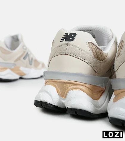 کفش کتانی مردانه و زنانه کرم طوسی NEW BALANCE 9060