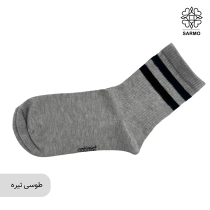 جوراب طرح دوخط ساق‌دار