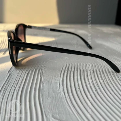 عینک BEELINE Black silver edge کد 637