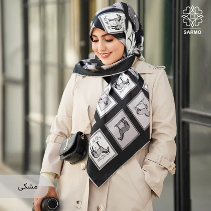 روسری ابریشم توییل هورس