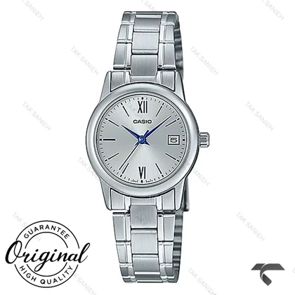 ساعت کاسیو زنانه LTP-V002D-7B3 تمام سیلور Casio-10306-L