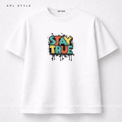 تیشرت باکسی 100٪ پنبه با طرح بدون نقاب | پارچه بادوام | کد 1469