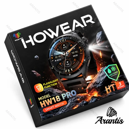 ساعت هوشمند مردانه HW18 PRO مدل u-10939