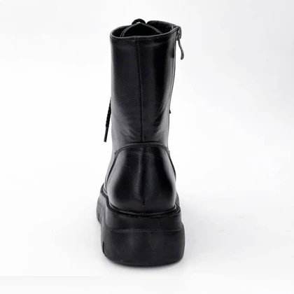 نیم بوت زنانه استرادیواریوس مدل00002-Stradivarius-Flat-Ankle-Boots