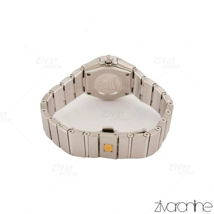 ساعت امگا کانسلیشن زنانه نقره ای ایندکس خطی صفحه سبز 105463