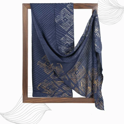 شال طرح هندسی زنانه - 39251737