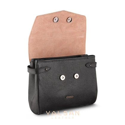 کیف دوشی و دستی زنانه چرم یلسان مدل ماژولار ستا کد 214-MC