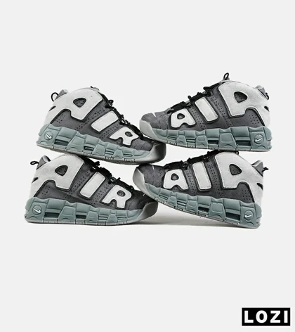 کفش کتانی مردانه و زنانه طوسی سفید NIKE Air More Uptempo '96