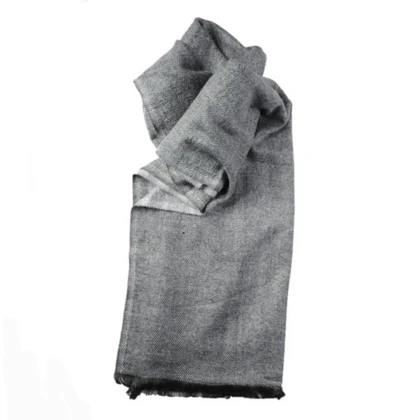 شال زنانه بافت رنگ نوک مدادی