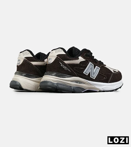 کفش کتانی مردانه و زنانه قهوه ای NEW BALANCE 990 مدل 8748