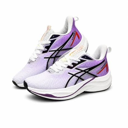 کفش کتانی زنانه زیره بست مدل اسیکس سفیدبنفش ASICS