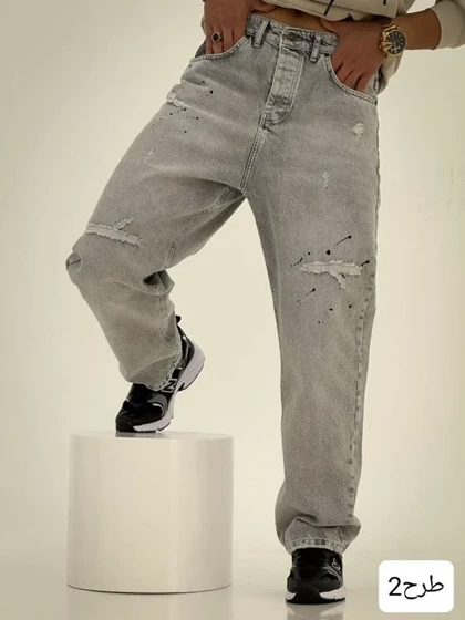 شلوار مردانه جین بگ_کد4027