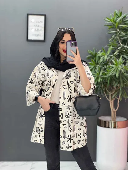 شومیز طرحدار سنتی