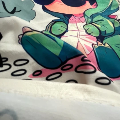 تیشرت آستین کوتاه پسرانه مدل دایناسور PJ1177 رنگ کرم