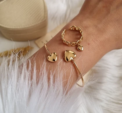 دستبند قلبی ژوپینگ