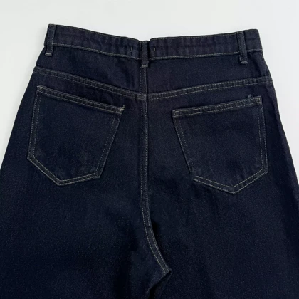 شلوار جین نیم بگ 1008158