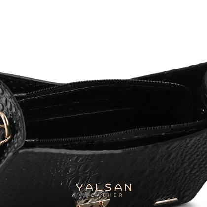 کیف دوشی زنانه چرم یلسان مدل آنجلا 138-GAN