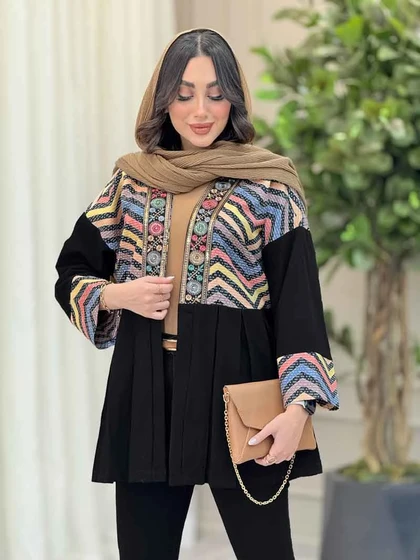 مانتو پیله دار شکوفه