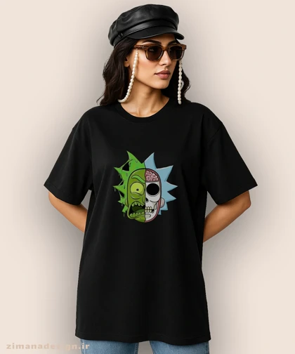 تیشرت لش مردانه و زنانه طرح ریک اند مورتی کد 895