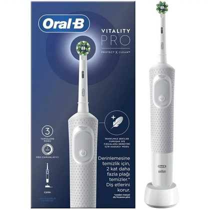 مسواک برقی اورال بی Oral-B مدل VITALITY PRO D103 با 3 حالت تمیزکنندگی